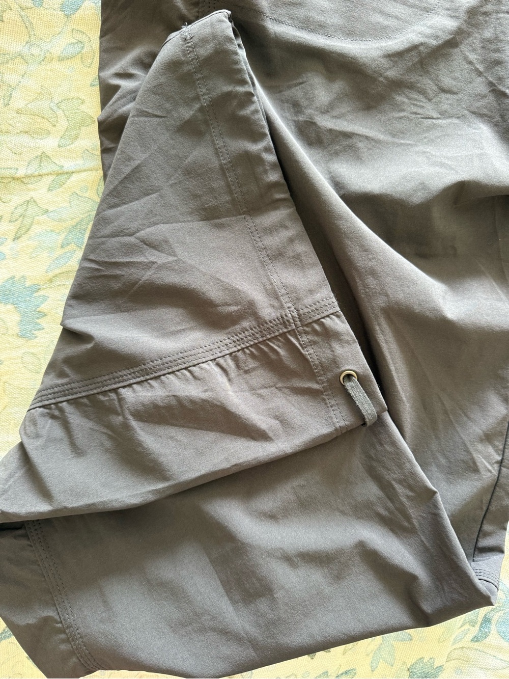 Athleta Womens Gray Elastic Waist Casual Pants Size 14 - Picture 3 of 7